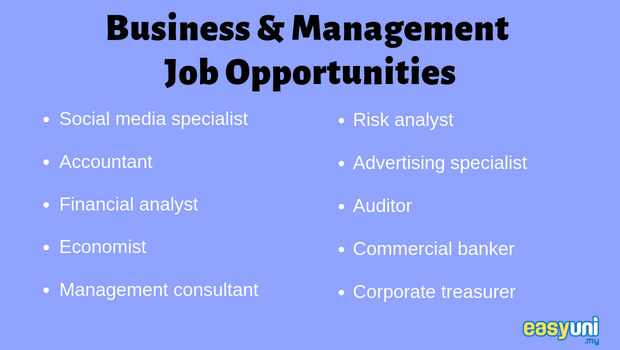 Business and management - job opportunities